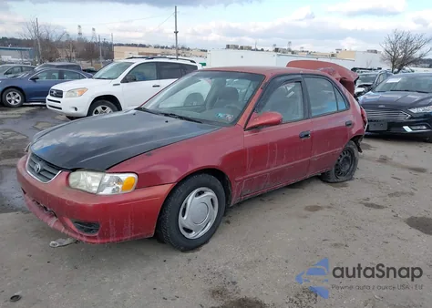2001 Toyota Corolla Le из США, поврежденный, VIN 2T1BR12E21C482426